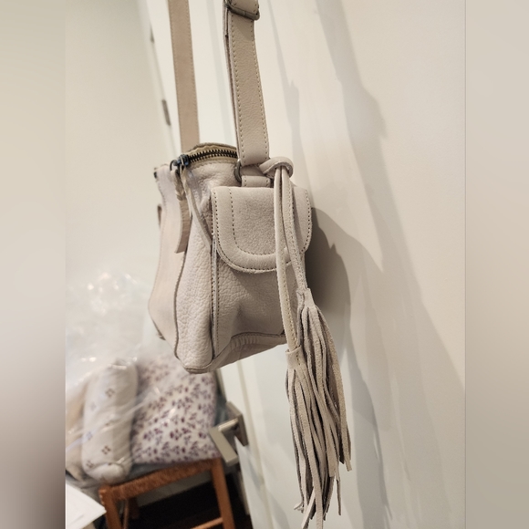 Anthropologie Cut n' Paste Cream Crossbody Bag - Picture 3 of 13